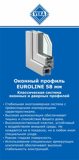 ОкнаВека-чпв EUROLINE 58